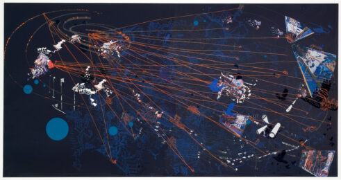 Night by Sarah Sze at LeRoy Neiman Center for Print Studies