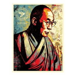 Obey Dalai Lama Compassion by Shepard Fairey at Dovehouse Contemporary