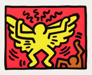 Pop Shop IV (Plate 1), from the Pop Shop IV Portfolio by Keith Haring at Dovehouse Contemporary