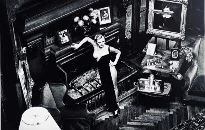 Roselyne, Chateau d’Arcangues (Salon) 1975 by Helmut Newton at Dovehouse Contemporary