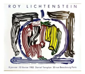 Roy Lichtenstein at Daniel Templon Galerie 1983 Beaubourg Paris by Roy Lichtenstein at Dovehouse Contemporary