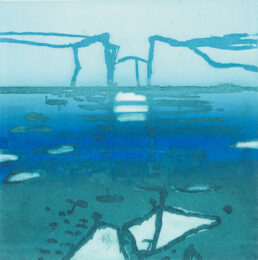 Sea Ice – Illulissat by Barbara Rae RA RSA at peacock: a workshop for art