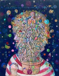 Small Portrait by Andrew Abbott at Robert Fontaine Gallery