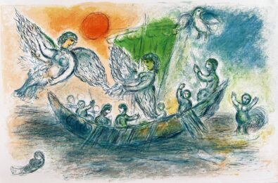 The Odyssey, Plate XIX by Marc Chagall at Epicentrum Art Gallery