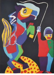 We see all the Colors marching by Karel Appel at Epicentrum Art Gallery