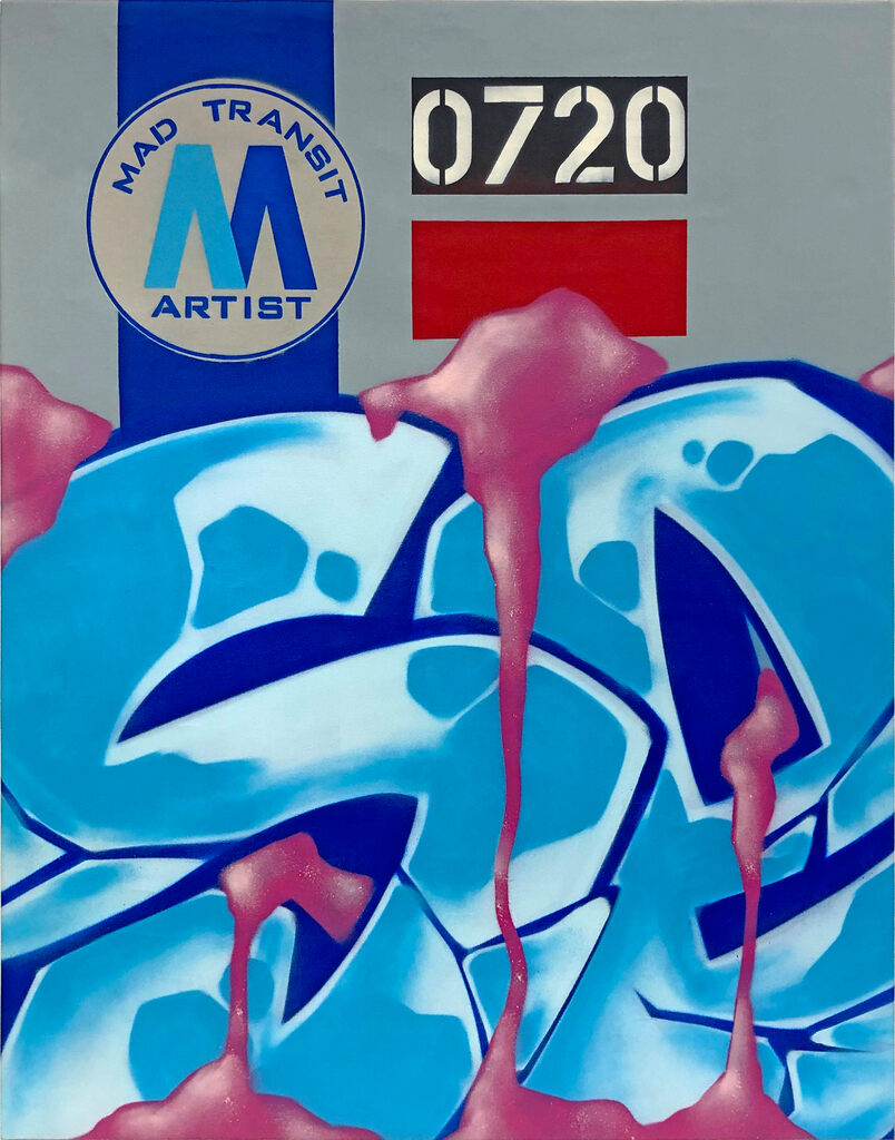 MTA (large original painting) by Seen