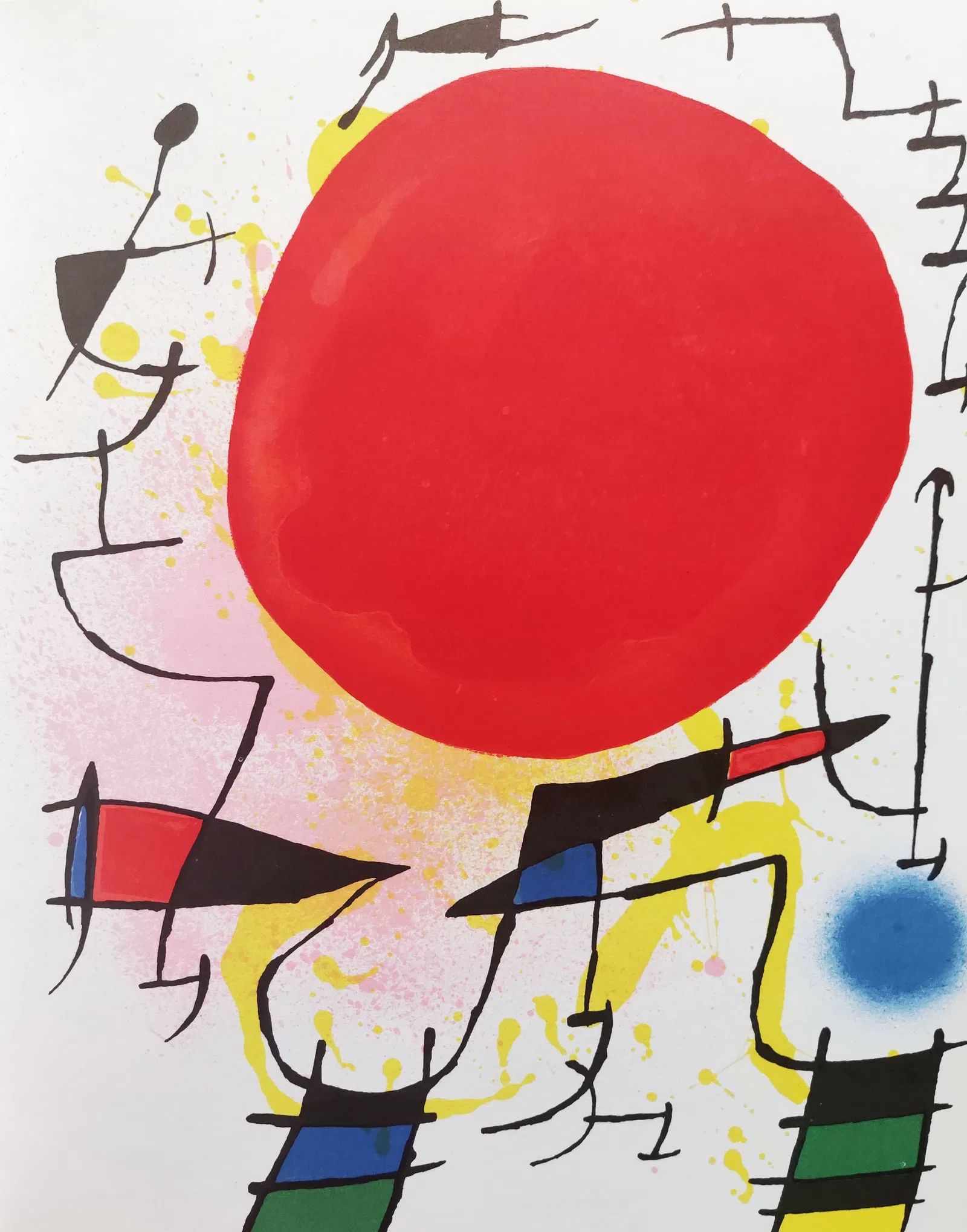 Litografía original III by Joan Miró