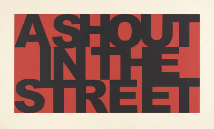 A Shout In The Street by Kenny Hunter at peacock: a workshop for art