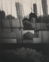 At the edge of the village by Robert Kipniss at ebo Gallery