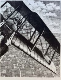 Banking at 4000 Feet by Christopher Nevinson at Catherine Burns Fine Art