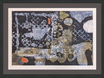 Bleu-Rouge (hand signed etching and aquatint), 1969 by Antoni Clave at GallArt.com