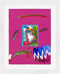 Blushing Beauty (unique mixed media on paper), 2009 by Peter Max at GallArt.com