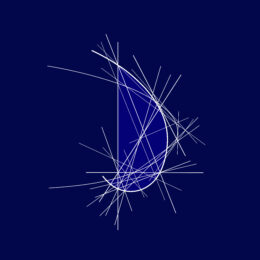 Differential Equation of an Equiangular Spiral by Clifford Singer at iMuseum Vegas