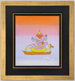 Guru (original mixed media and watercolor), ca. 1990 by Peter Max at GallArt.com