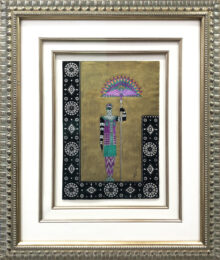 La Princesse Lointaine: Porteurs d’ Eventails (original gouache on paper) by Erte at GallArt.com