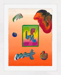 Love (unique mixed media on paper), 2009 by Peter Max at GallArt.com