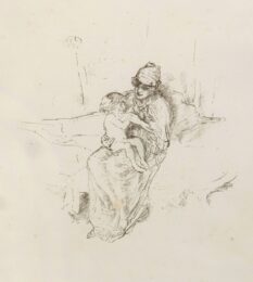 Mother and Child, No.1, 1891 and 1895 by James Abbott McNeill Whistler at Catherine Burns Fine Art