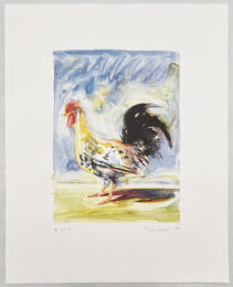 Rooster, from The Physiology of Taste by Wayne Thiebaud at Leslie Sacks Gallery