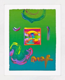Sailboat I (unique mixed media on paper), 2010 by Peter Max at GallArt.com