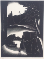 Sultry Day by Paul Landacre at Catherine Burns Fine Art