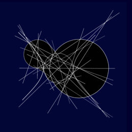 Tangents to a Hyperbola by Clifford Singer at iMuseum Vegas