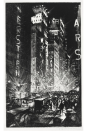 The Great White Way by Christopher Nevinson at Catherine Burns Fine Art
