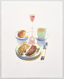 Trucker’s Supper, from The Physiology of Taste by Wayne Thiebaud at Leslie Sacks Gallery