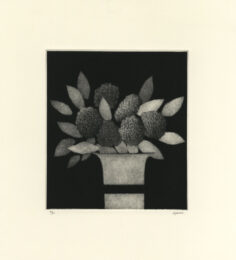 Vase w/leaves & flower by Robert Kipniss at ebo Gallery