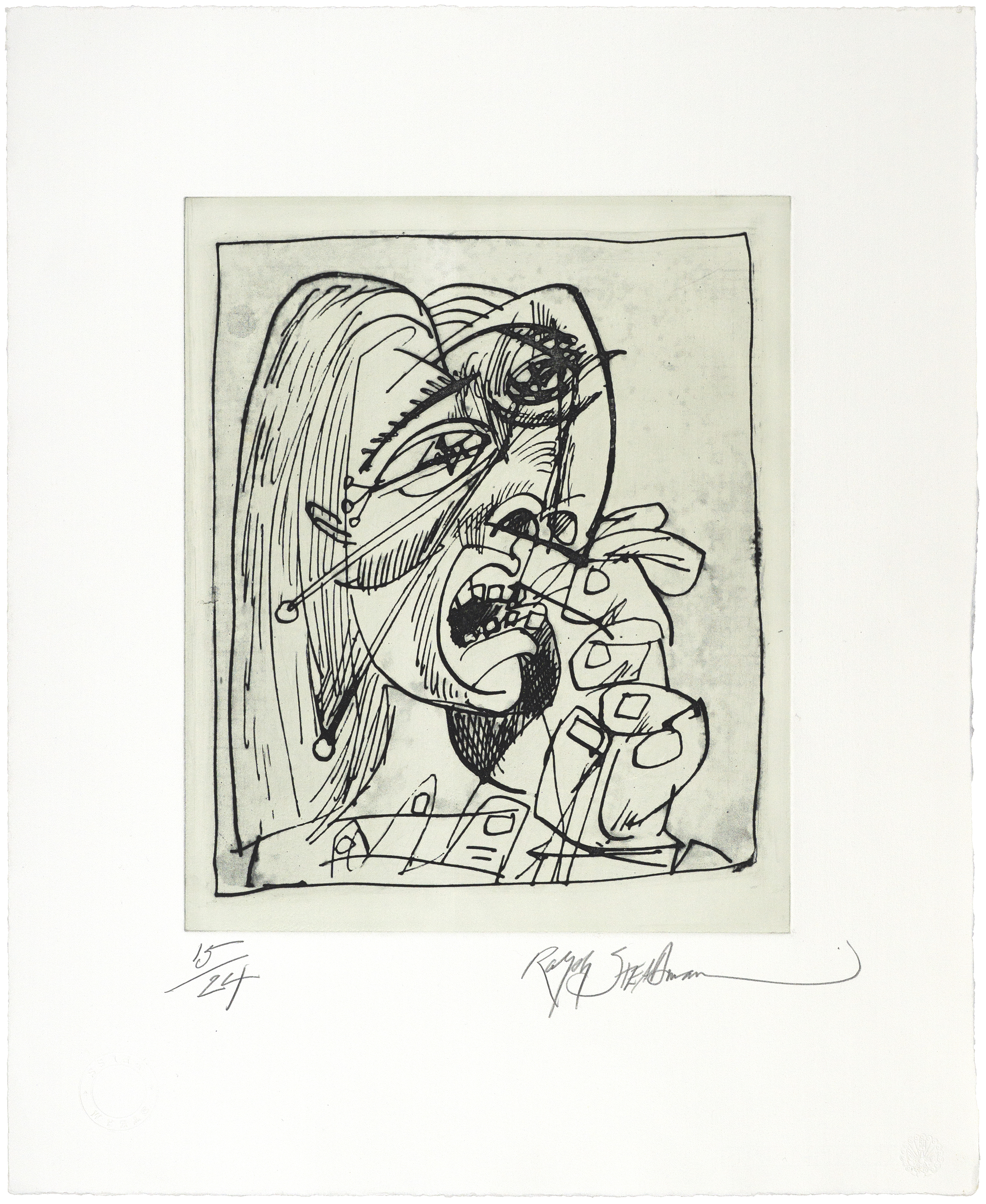 Weeping Woman by Ralph Steadman