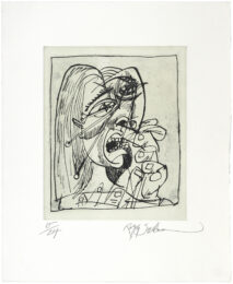Weeping Woman by Ralph Steadman at peacock: a workshop for art