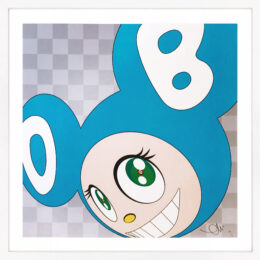 And Then. . . (Aqua Blue), hand signed lithograph 2011 by Takashi Murakami at GallArt.com