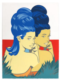 Betty (A), large hand signed screen print by Jordan Nickel (Pose) at GallArt.com