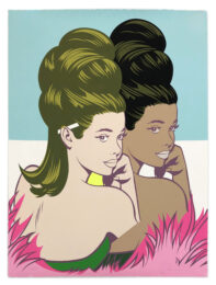Betty (C), large hand signed screen print by Jordan Nickel (Pose) at GallArt.com