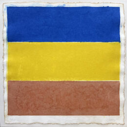 Colored Paper Image XVI (Blue/Yellow/Red) by Ellsworth Kelly at Hamilton-Selway Fine Art