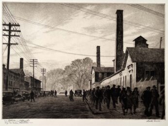 Day’s End by Martin Lewis at Catherine Burns Fine Art