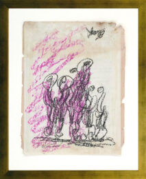 Drifters (original mixed media on paper) by Purvis Young at GallArt.com