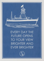 Every Day The Future Opens To Your View Brighter And Ever Brighter by Adam Bridgland at peacock: a workshop for art