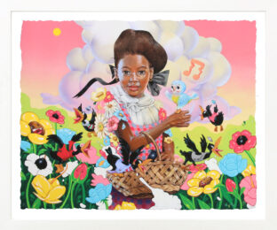 Head in the Clouds (framed hand signed giclee) by Kayla Mahaffey at GallArt.com