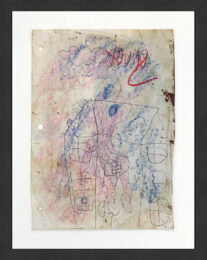 Home Sweet Home (original mixed media on paper) by Purvis Young at GallArt.com