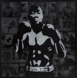 Jack Johnson 3 by Fab 5 Freddy at LeRoy Neiman Center for Print Studies