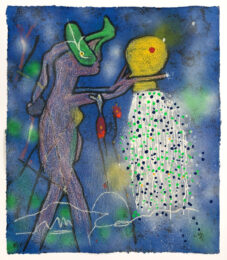 La Dulce Aqua Vita (large signed carborundum etching on hand made paper) by Roberto Matta at GallArt.com