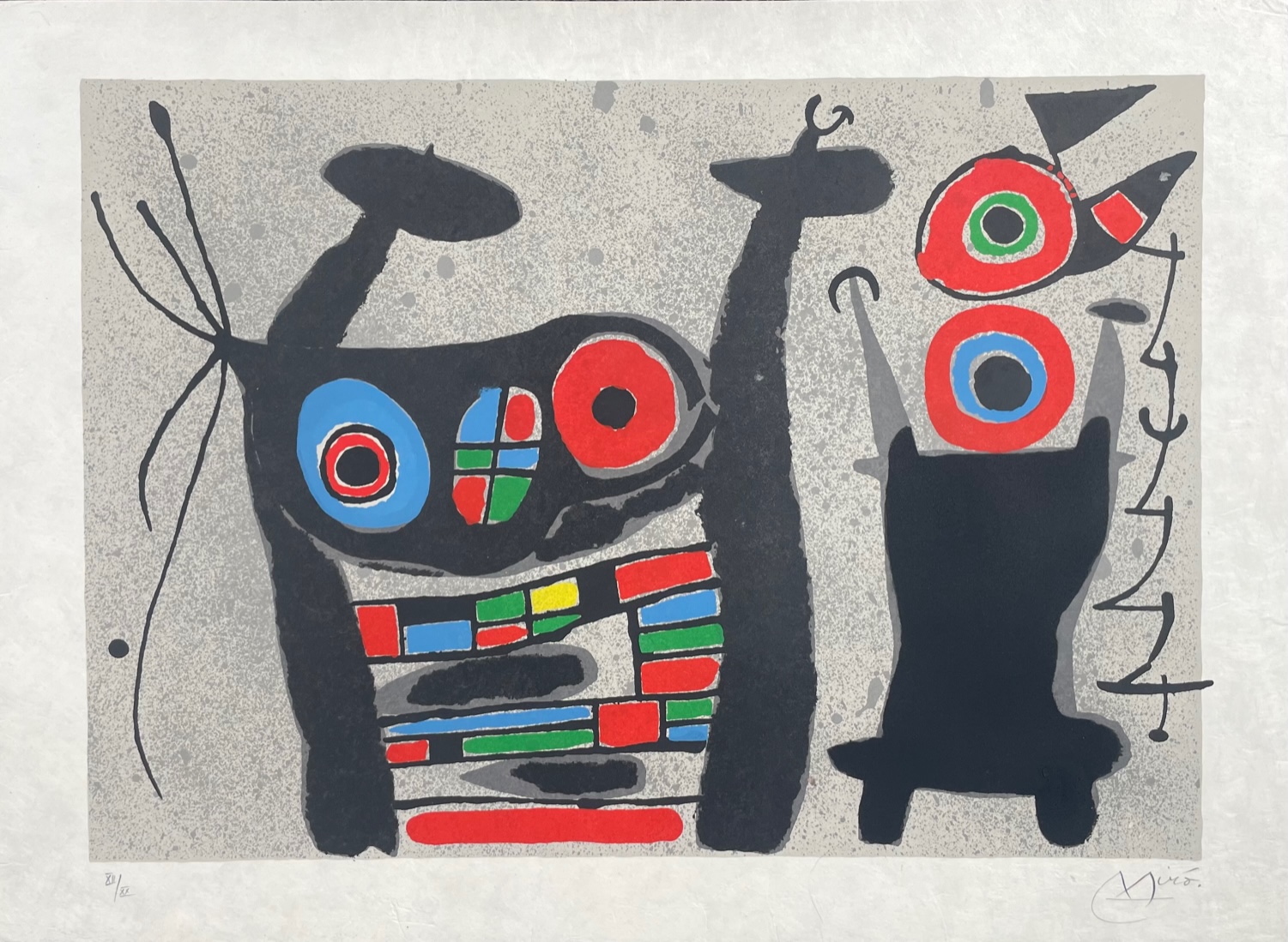 Le Lezard Aux Plumes D’Or by Joan Miro