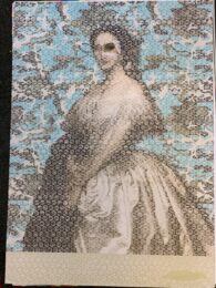 Magnus Gjoen Bubblewrap Lady   Rare Limited Signed Edition for charity by Magnus Gjoen at Brandler Galleries