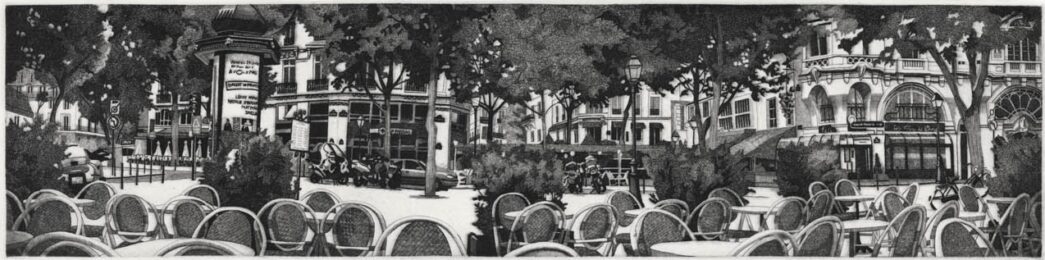 Paris Cafe by Deann Prosia at ebo Gallery