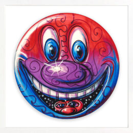 Plurble (framed hand signed screen print) by Kenny Scharf at GallArt.com