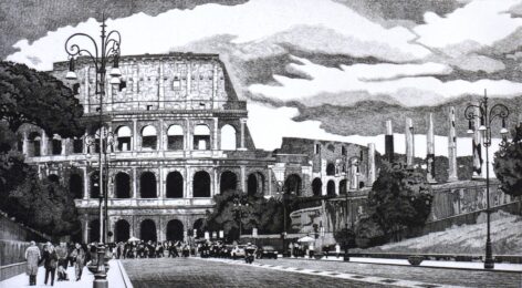 Roman Coliseum by Deann Prosia at ebo Gallery