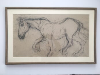 Study for ‘The White Horse’ by Jack Levine at William Chambers Art