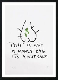 Testicles (framed hand signed screen print) by CB Hoyo at GallArt.com