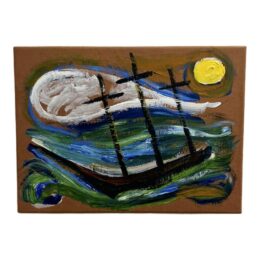 Untitled (Sailing Away) by Billy Childish at Dovehouse Contemporary