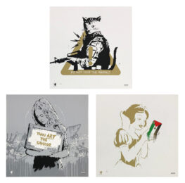 Bethlehem Gold Print Set (3 hand signed screen prints) by Zedsy at GallArt.com